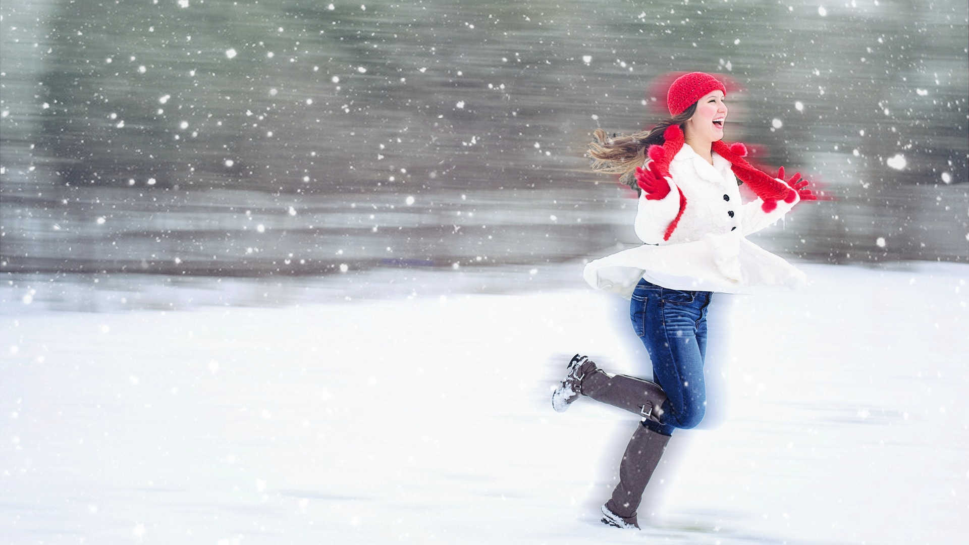 Happy healthy active woman